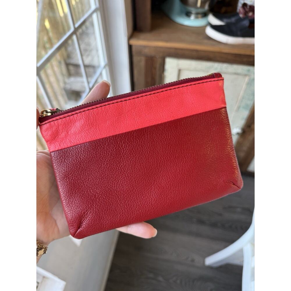 Fossil Color Block Leather Wristlet Wallet - image 2